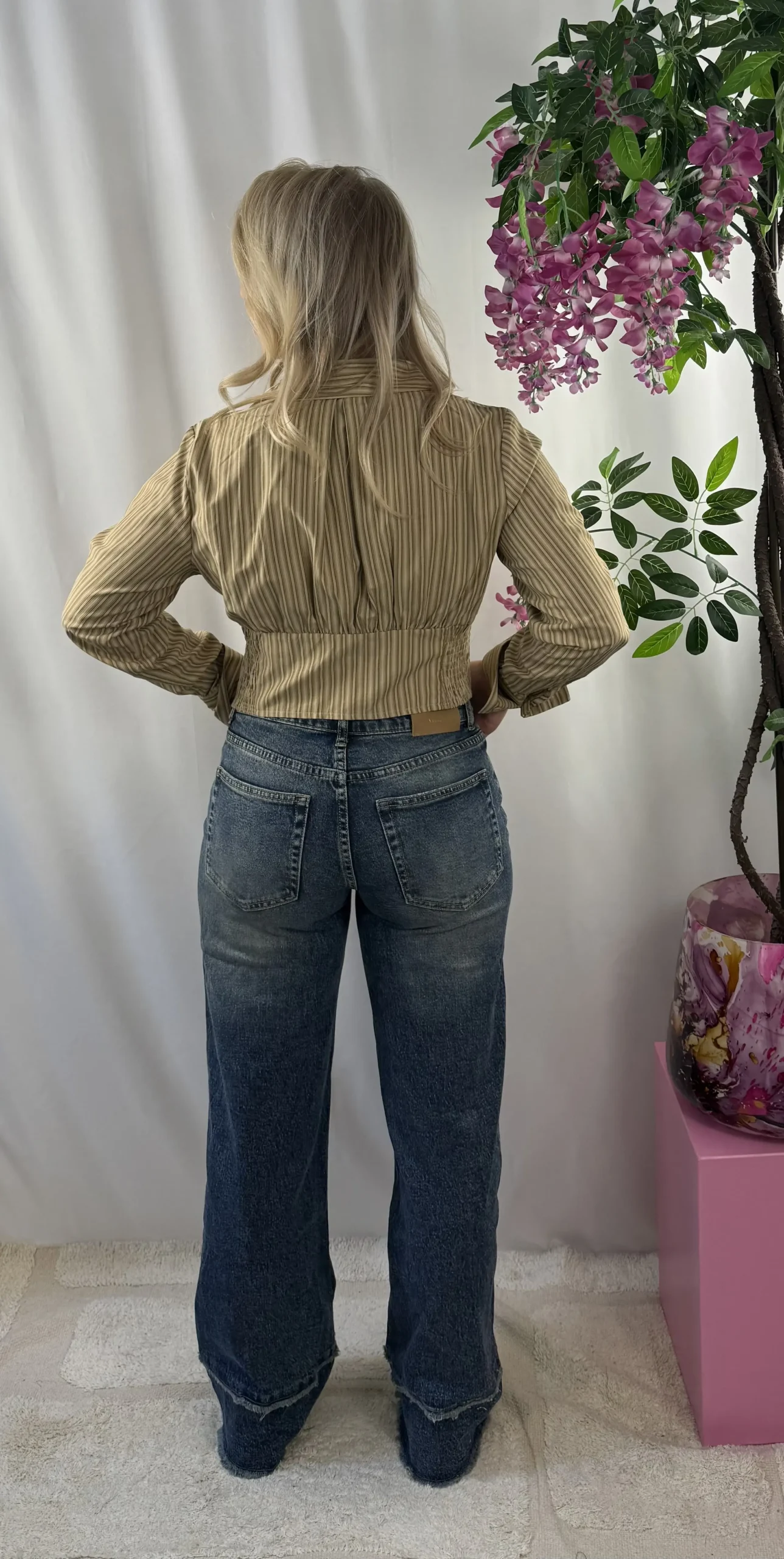 Mira Wide Leg Jeans - Queen Hearts - Afbeelding 4