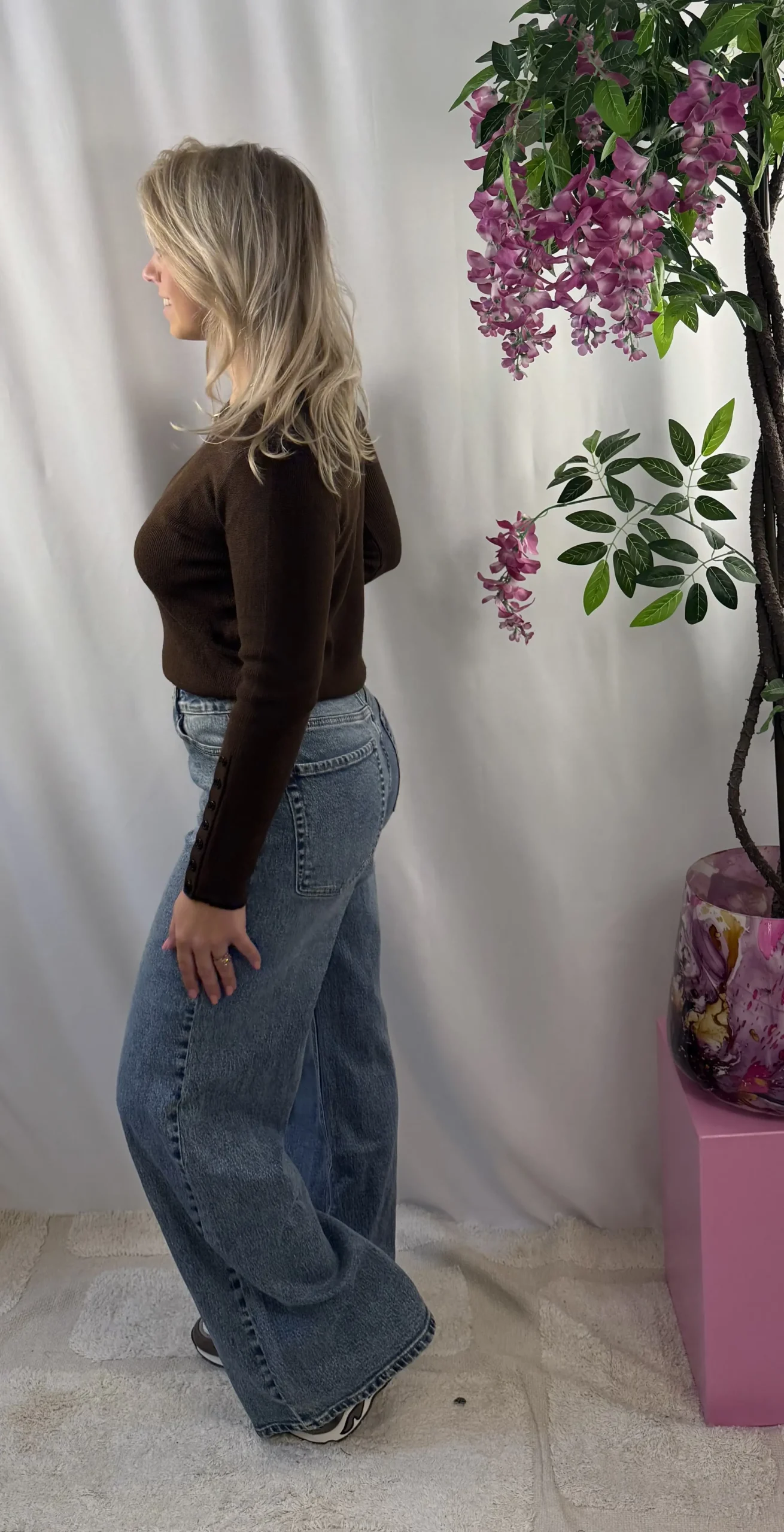 Zaria Wide Leg Jeans - Queen Hearts - Afbeelding 3