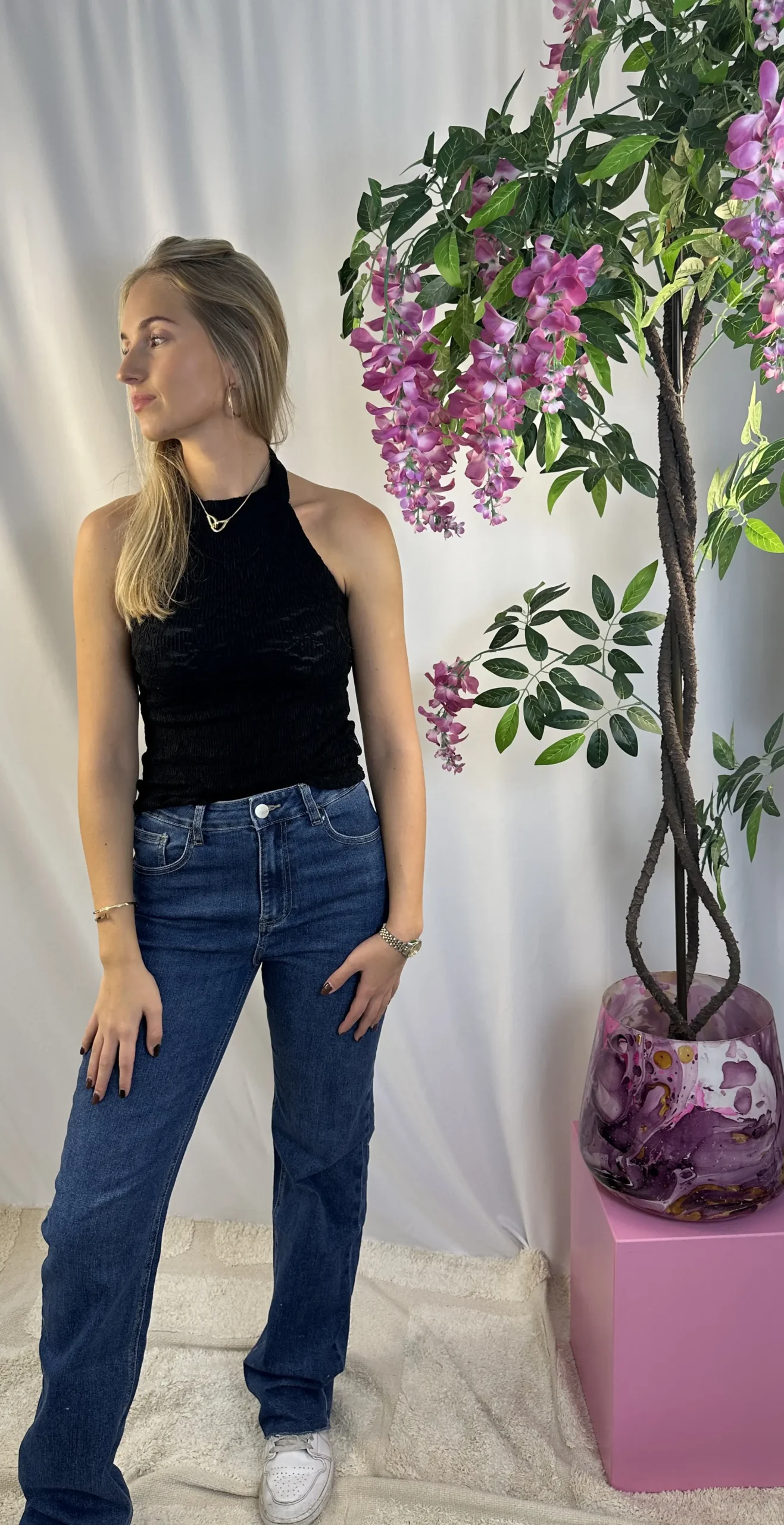 Noor Extra Long Jeans - Denim - Redial