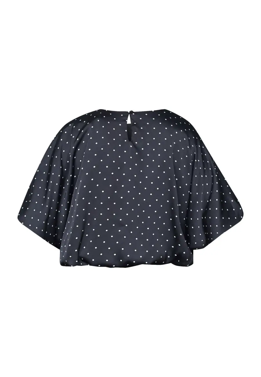 Sisterspoint - Gufo Dot Blouse - Zwart - Afbeelding 5