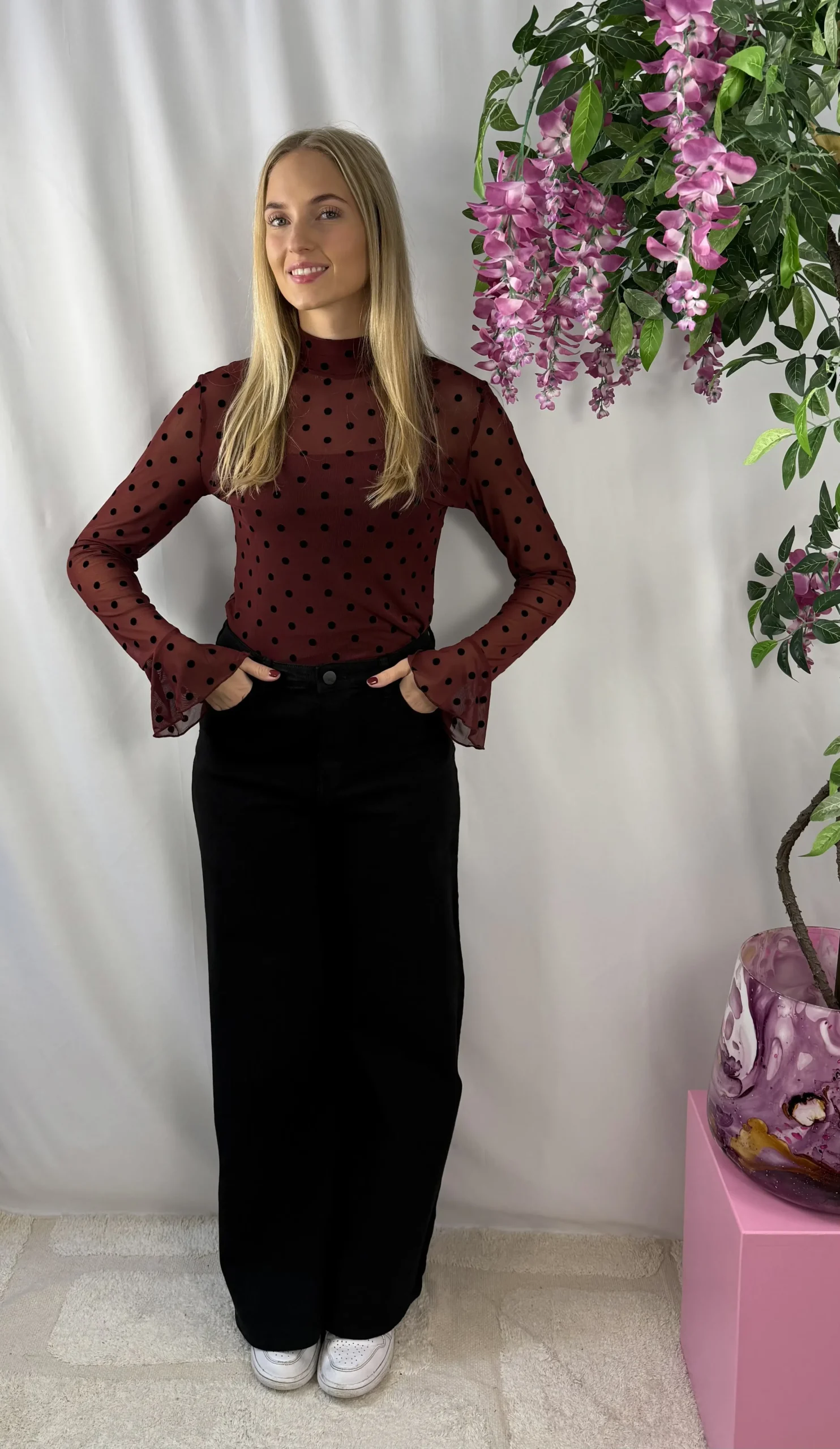 Jolene Wide Leg Jeans - Redial - Zwart - Afbeelding 2