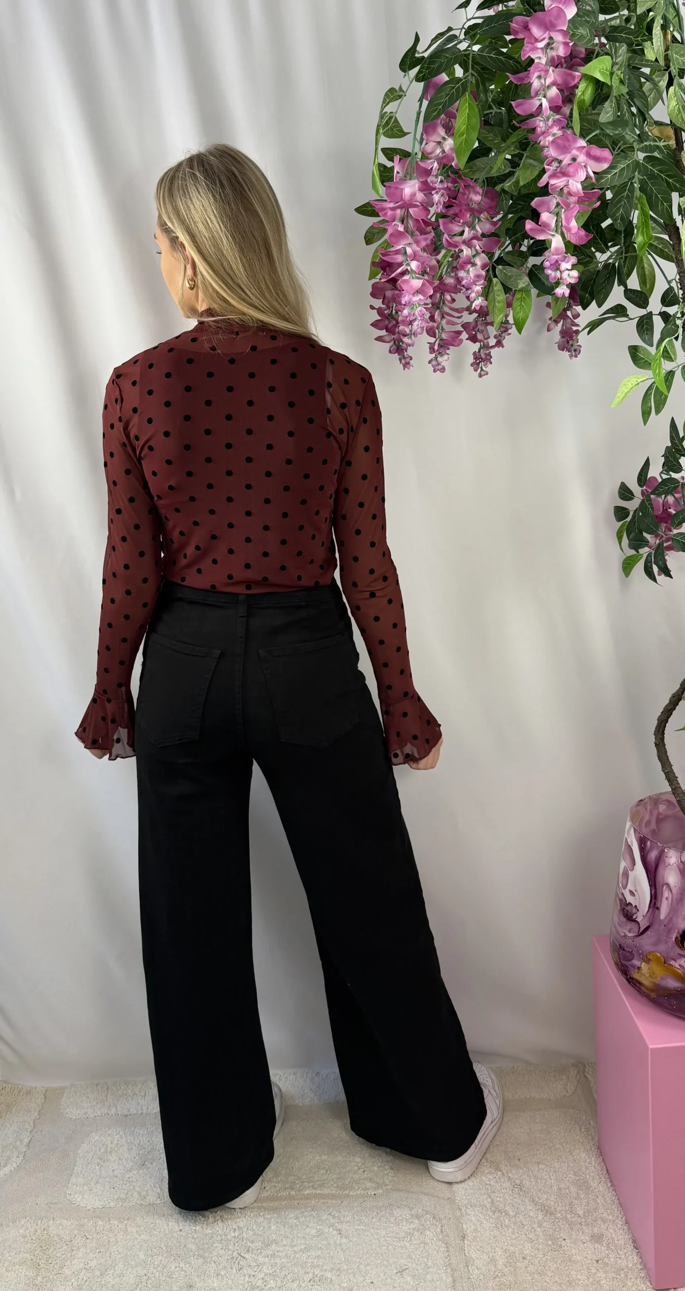 Jolene Wide Leg Jeans - Redial - Zwart - Afbeelding 3