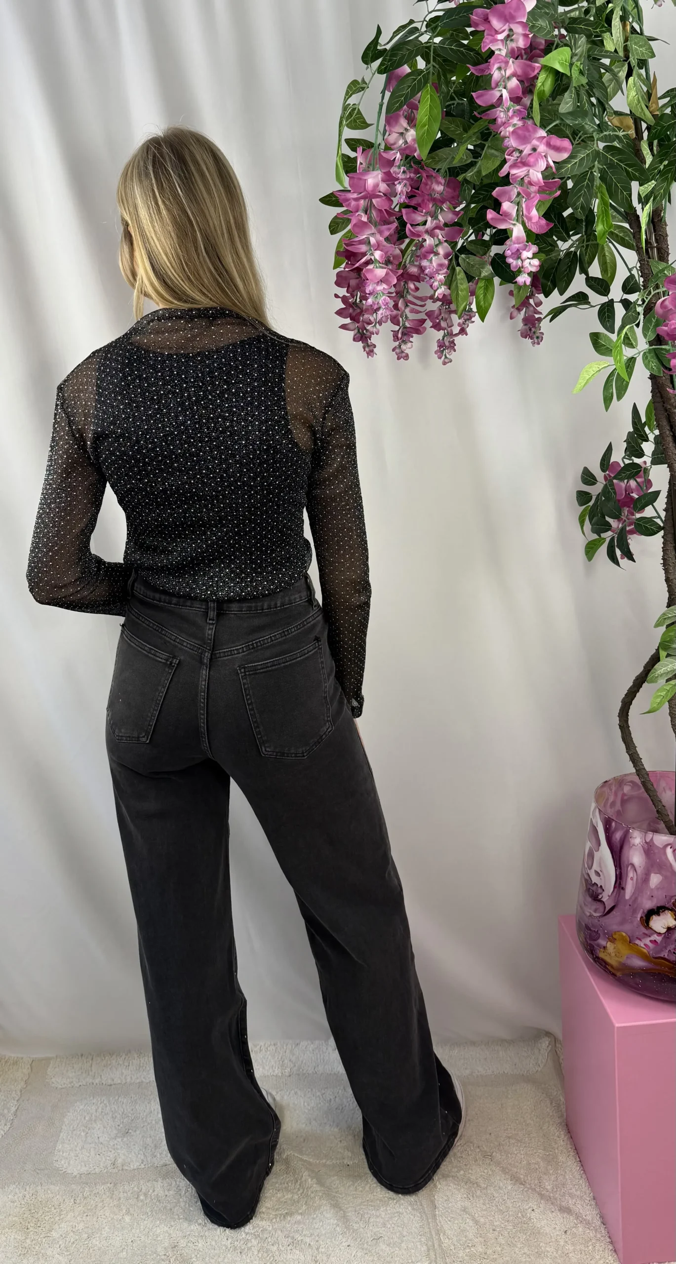 Mesh Strass Top - Afbeelding 3