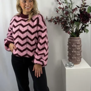 Renee Sweater - Roze/rood
