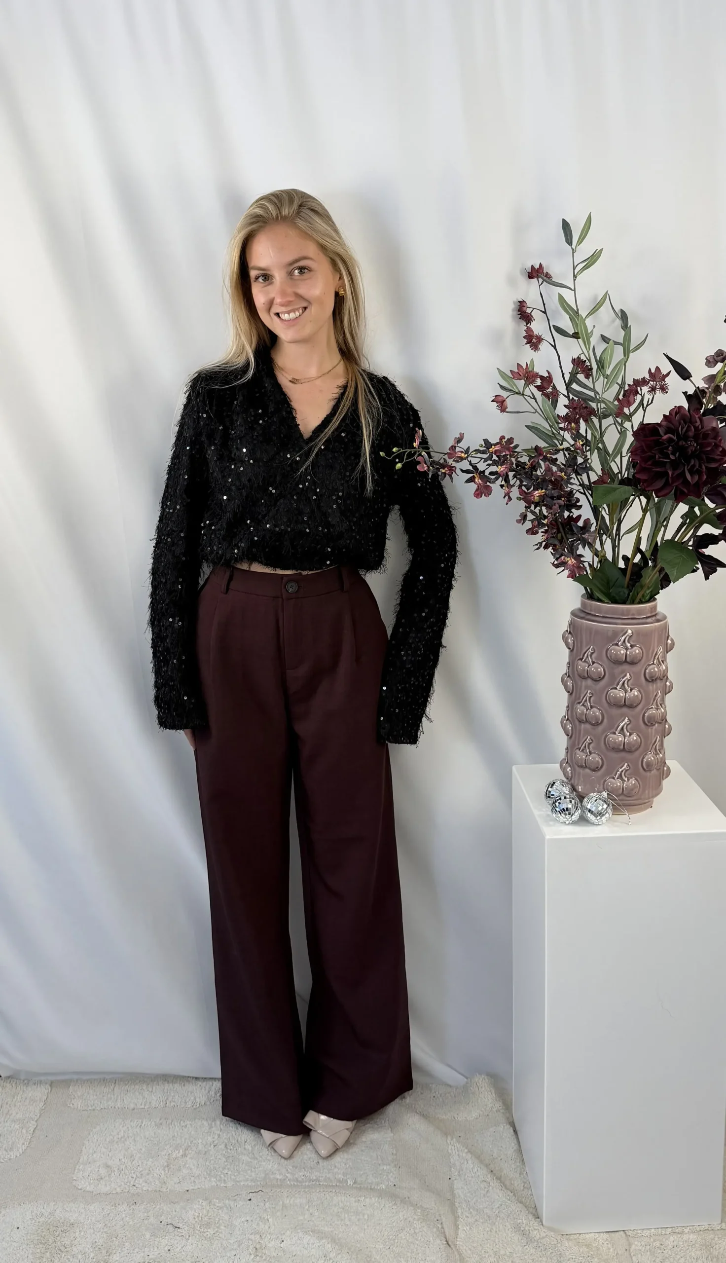 Celine Pantalon - Bordeaux