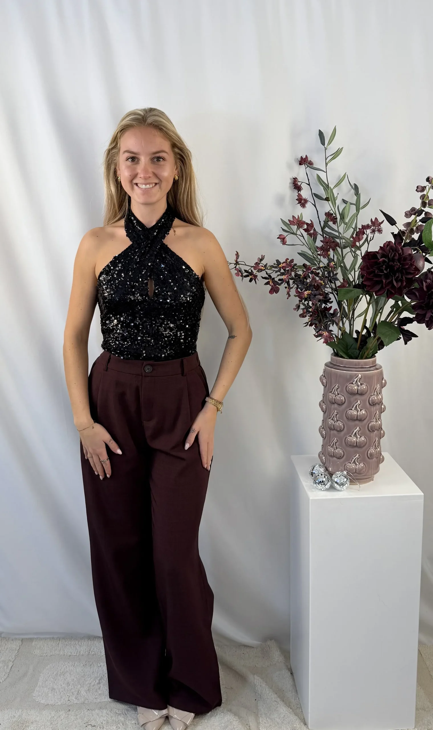 PARTY - Nina Halter top - Zwart - Afbeelding 3