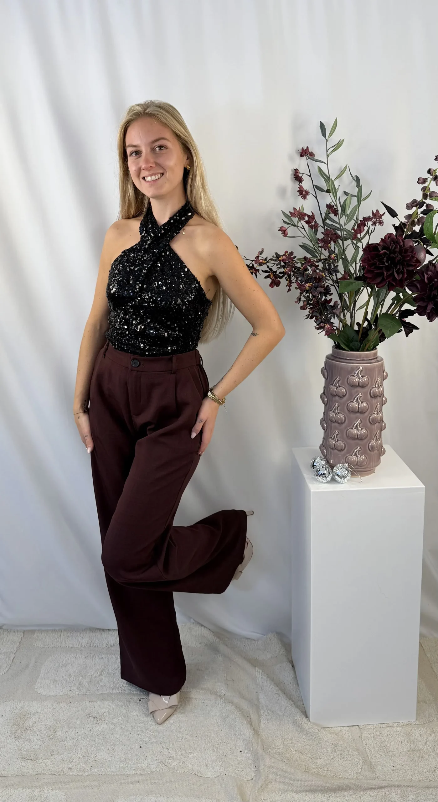 PARTY - Nina Halter top - Zwart - Afbeelding 2