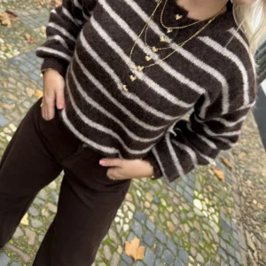 Rania Stripe Sweater