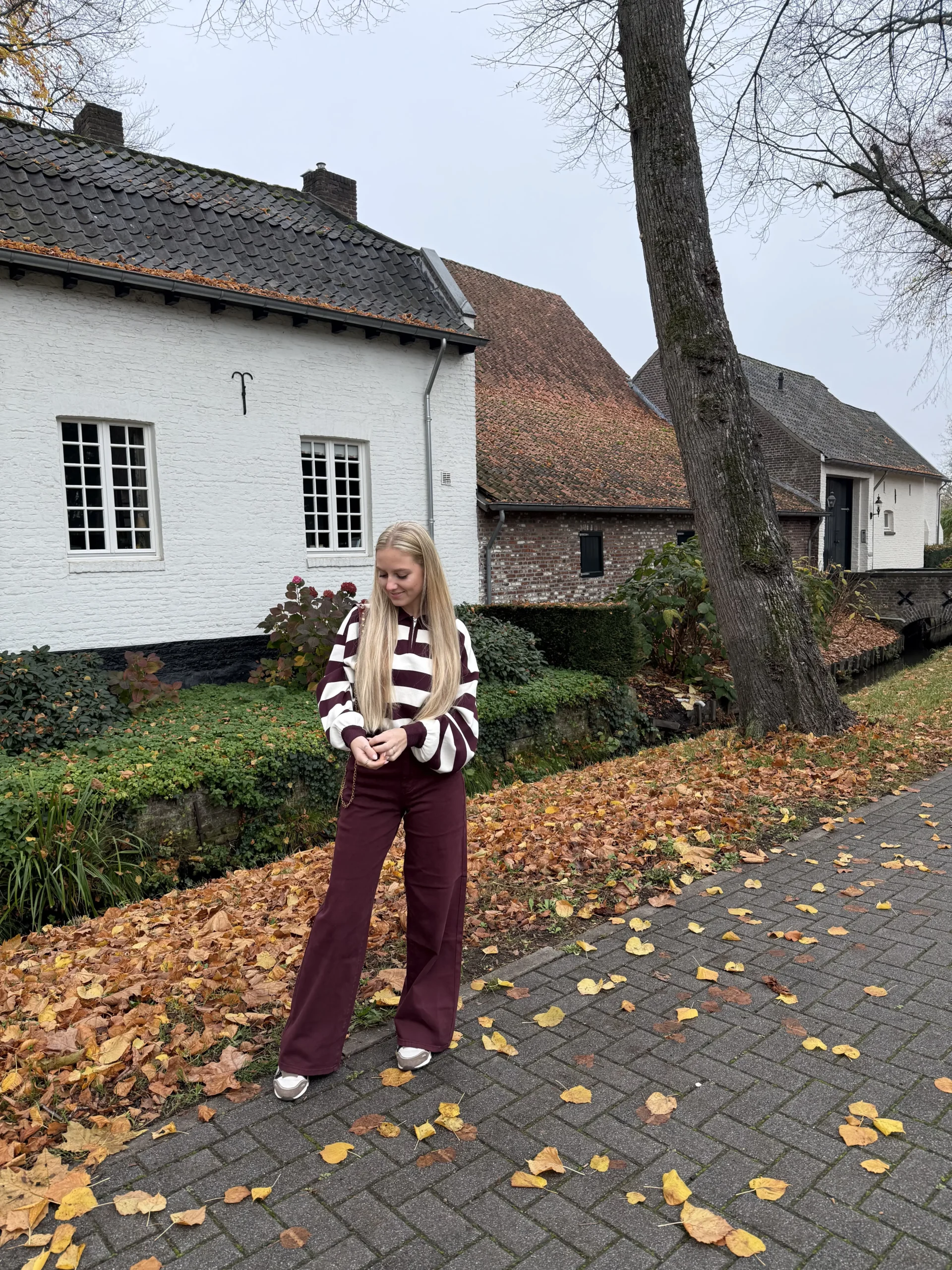 Jolene Wide Leg Bordeaux - Redial