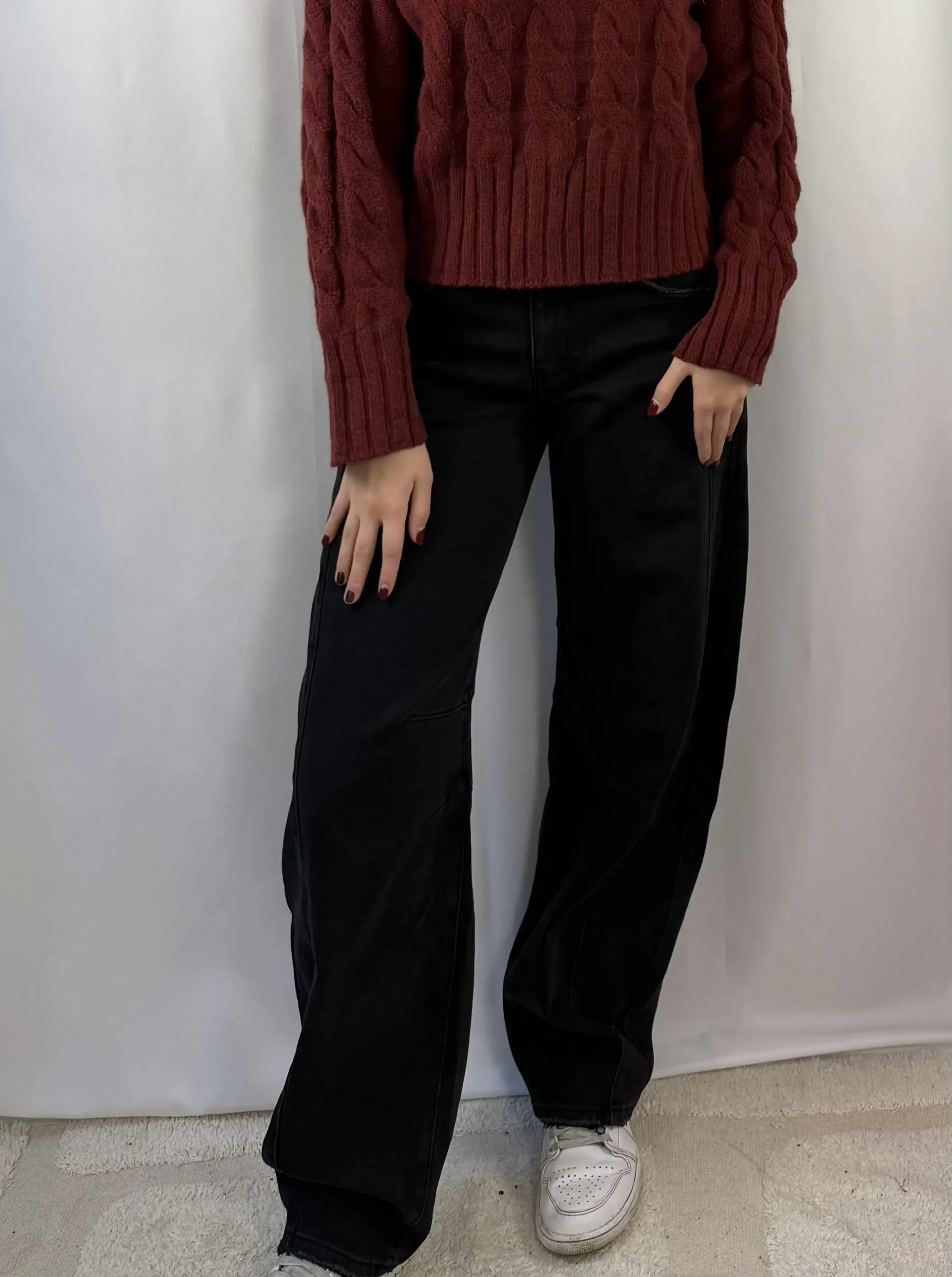 Ilara Barrol Jeans Zwart - Queen Hearts