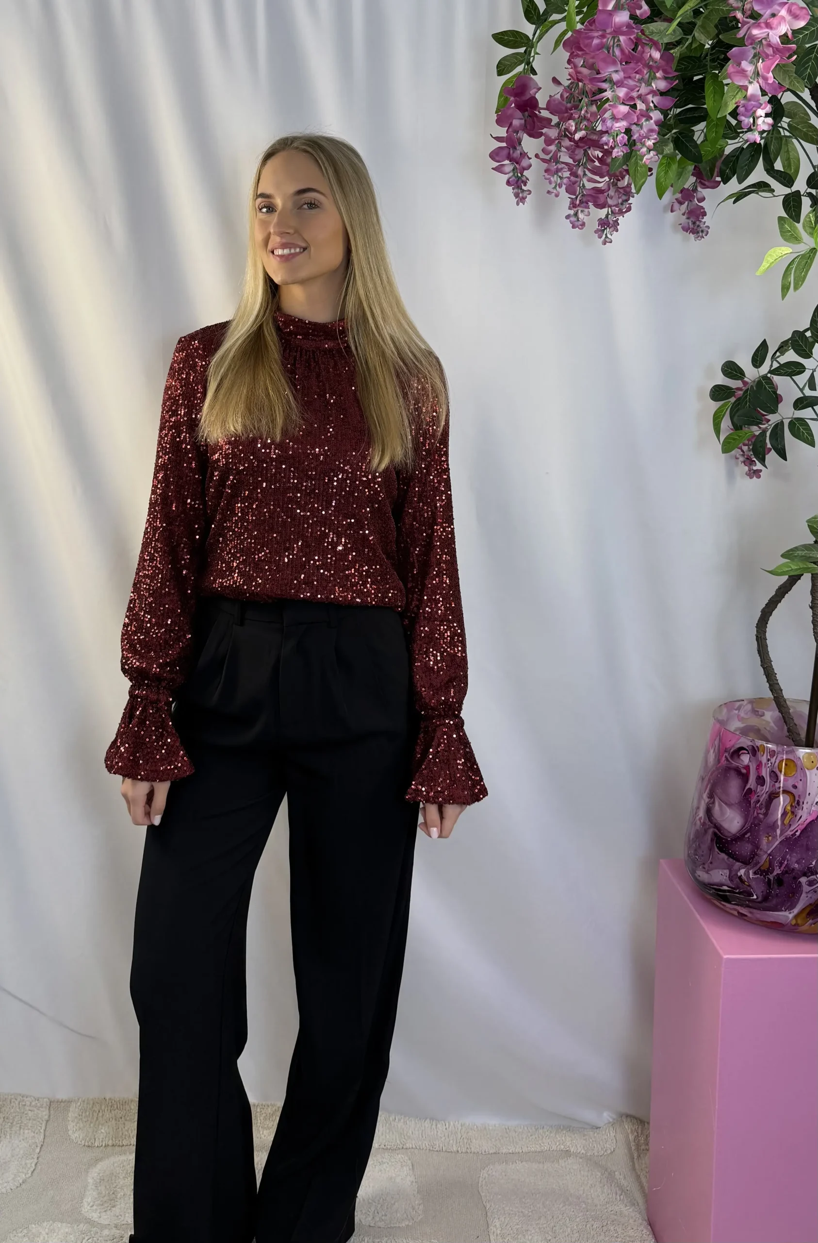 PARTY - Evy Top - Bordeaux - Afbeelding 2