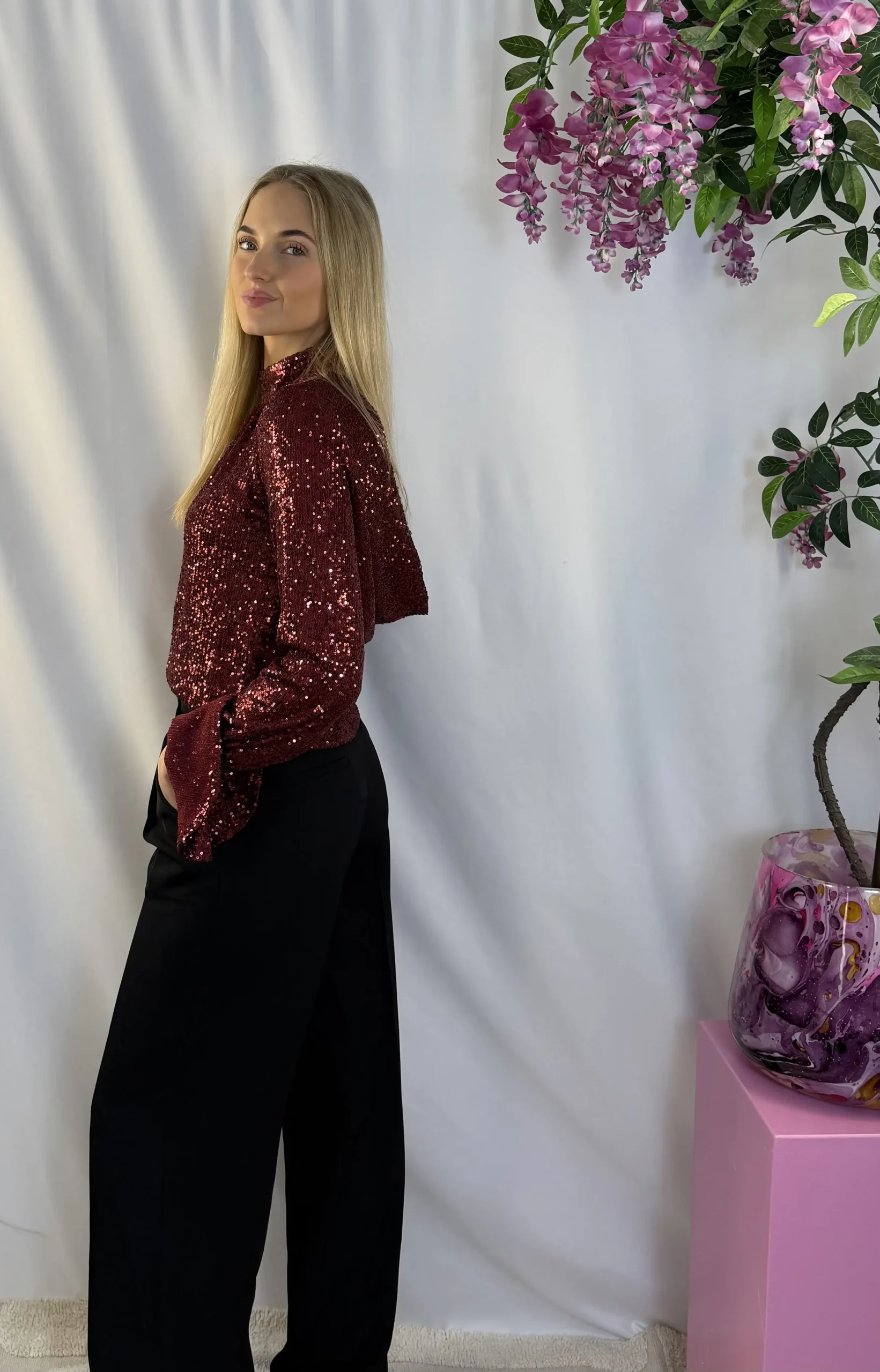 PARTY - Evy Top - Bordeaux - Afbeelding 3