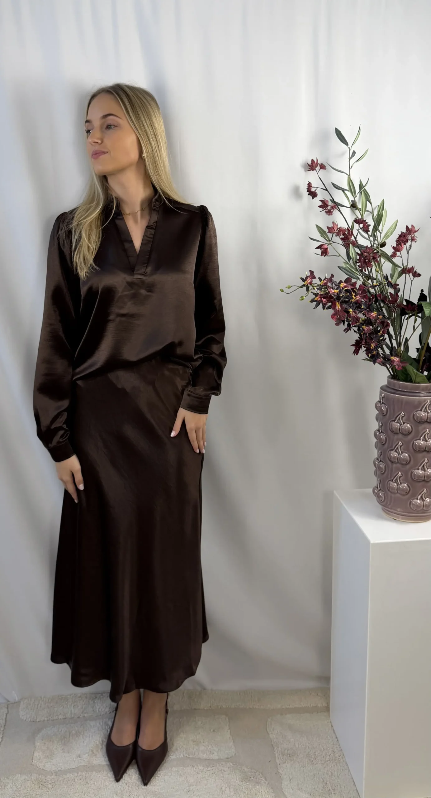 Sisterspoint - Gewo Skirt - Bruin - Afbeelding 2