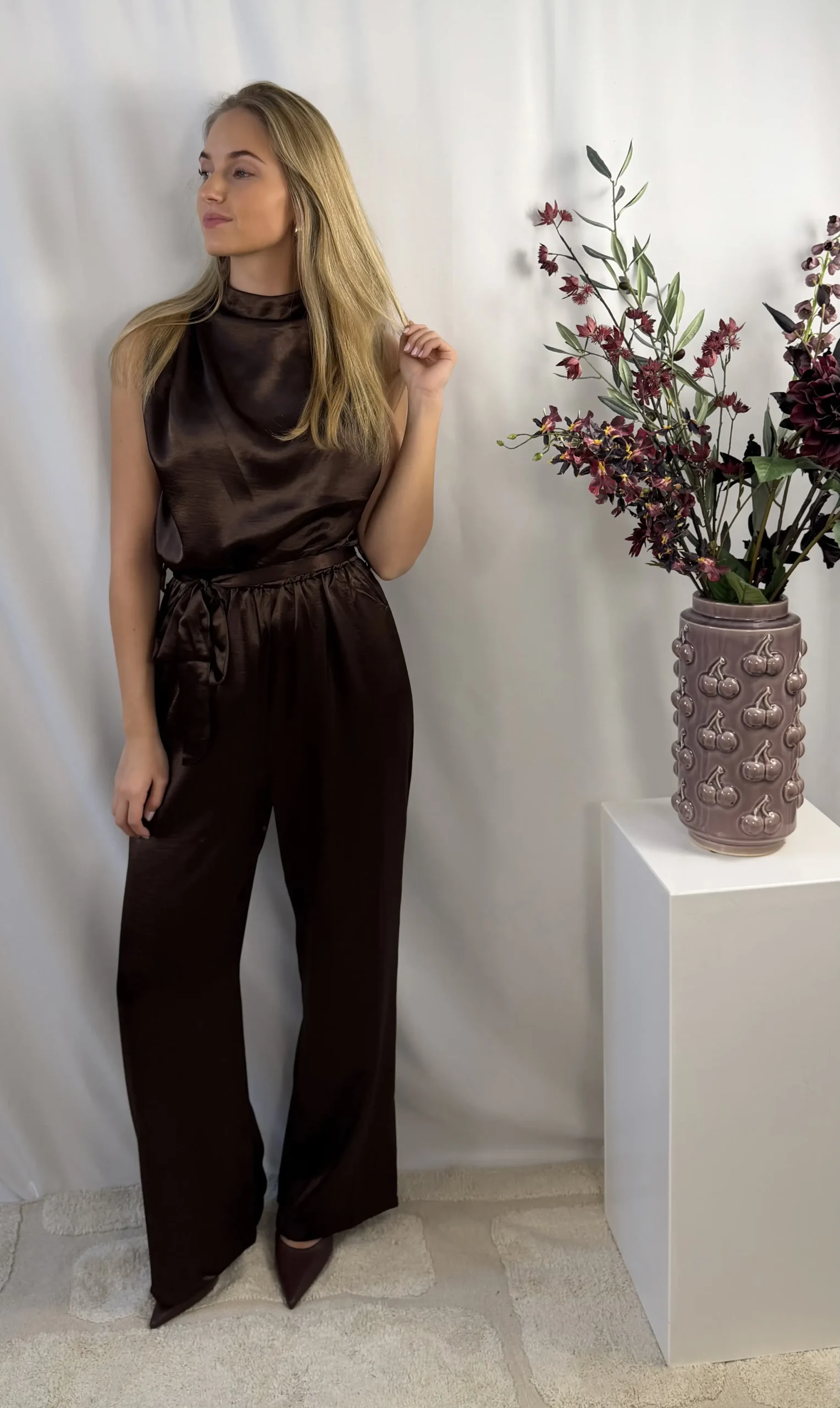 Sisterspoint - Guto Jumpsuit - Bruin - Afbeelding 2