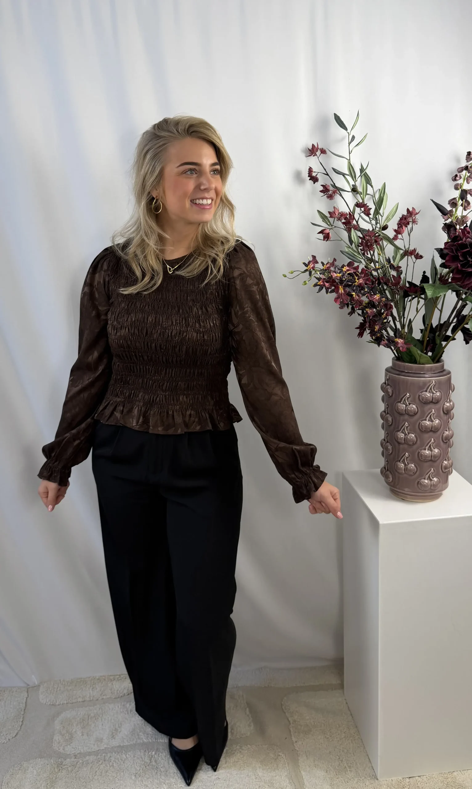 Sisterspoint - Nix Blouse - Bruin - Afbeelding 2