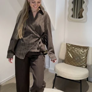 Marron Blouse - Bruin