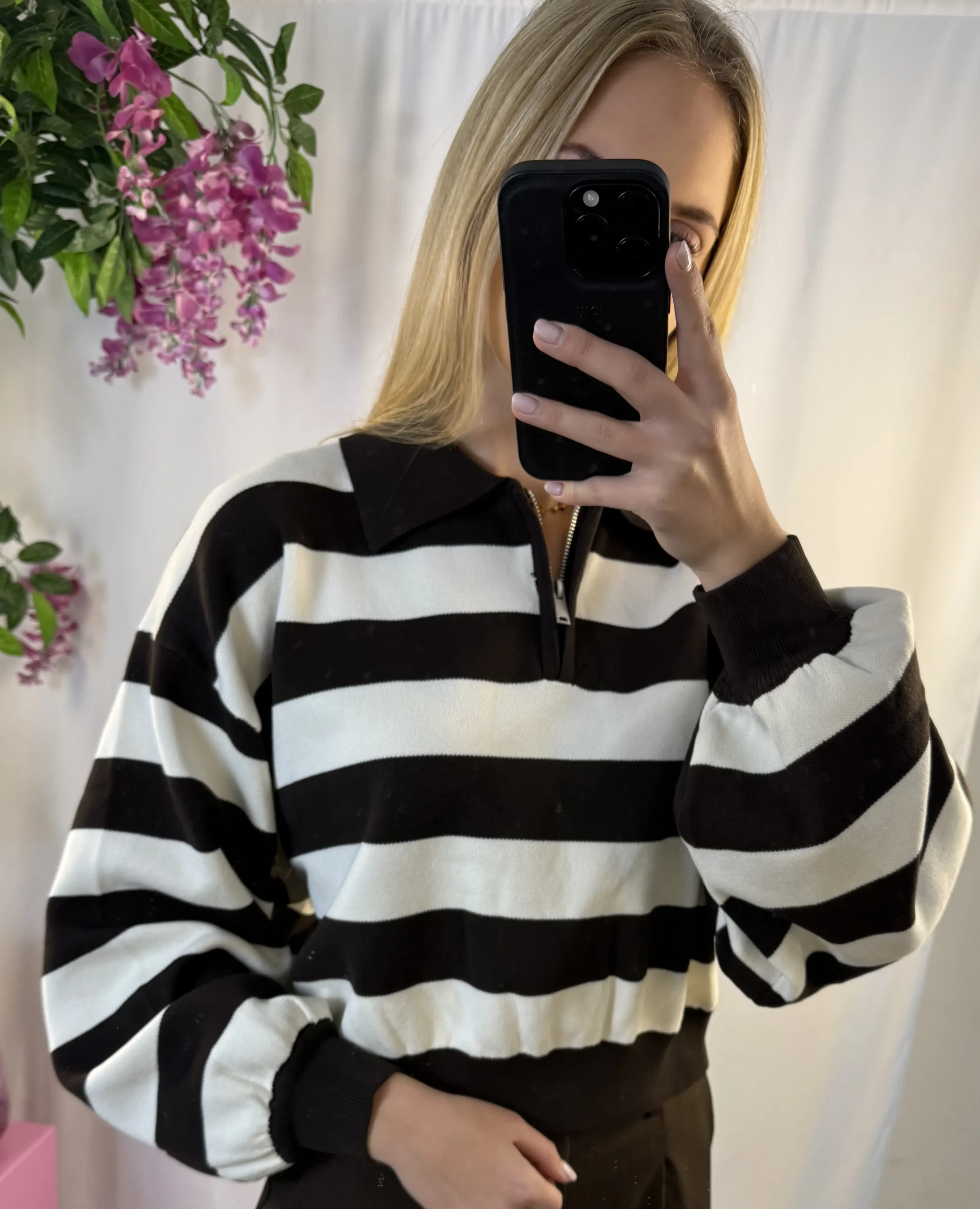 Melina Stripe Sweater - Bruin