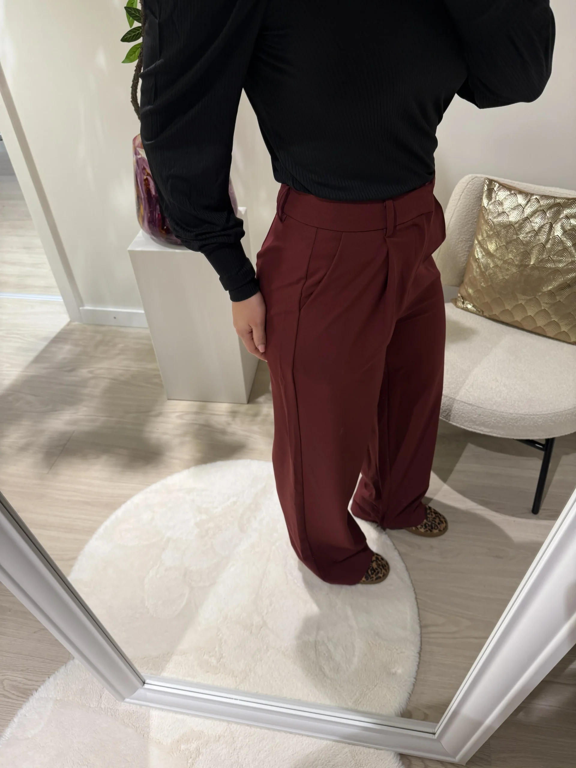Romee Pantalon - Bordeaux - Afbeelding 2