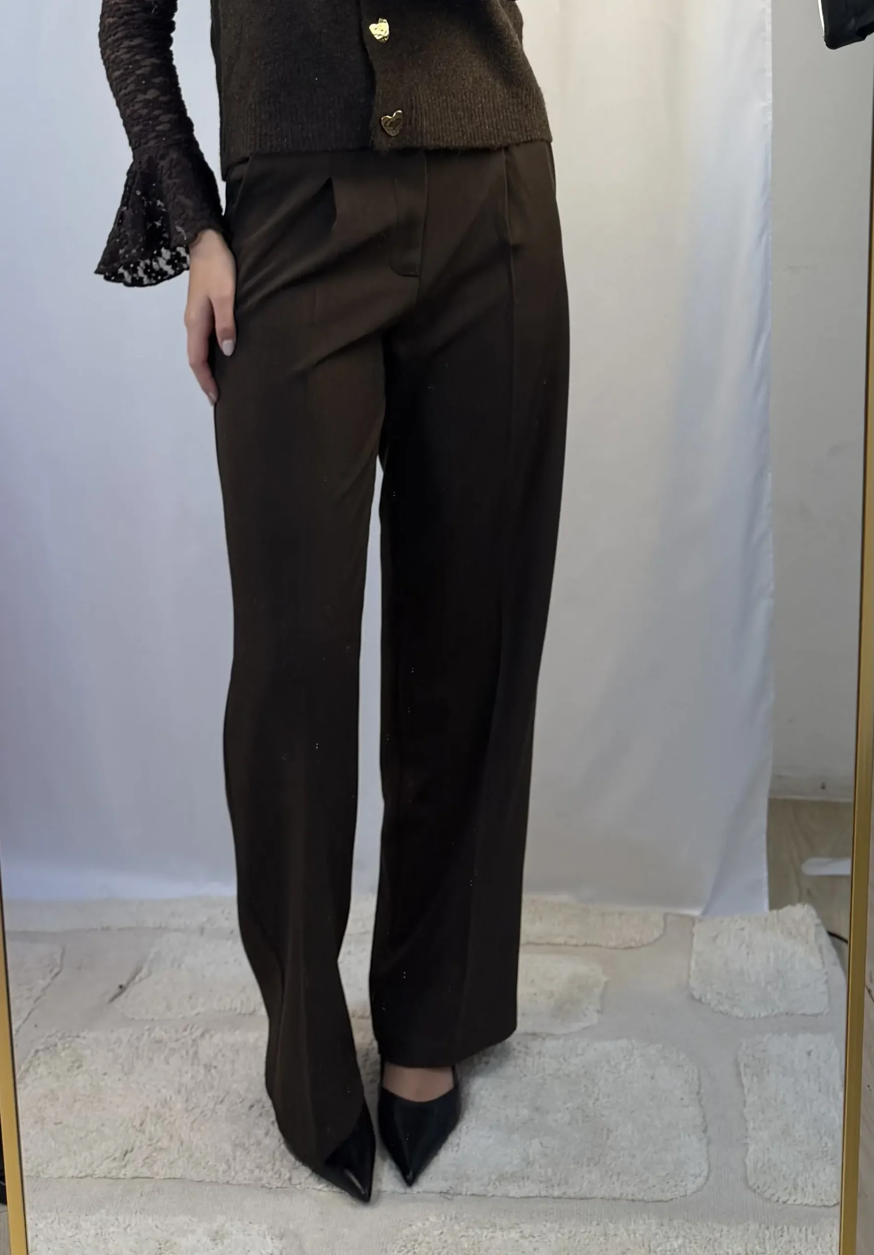 Ayla Pantalon - Bruin