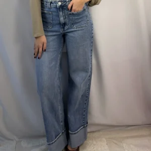 Cleo Wide Leg Jeans - Queen Hearts