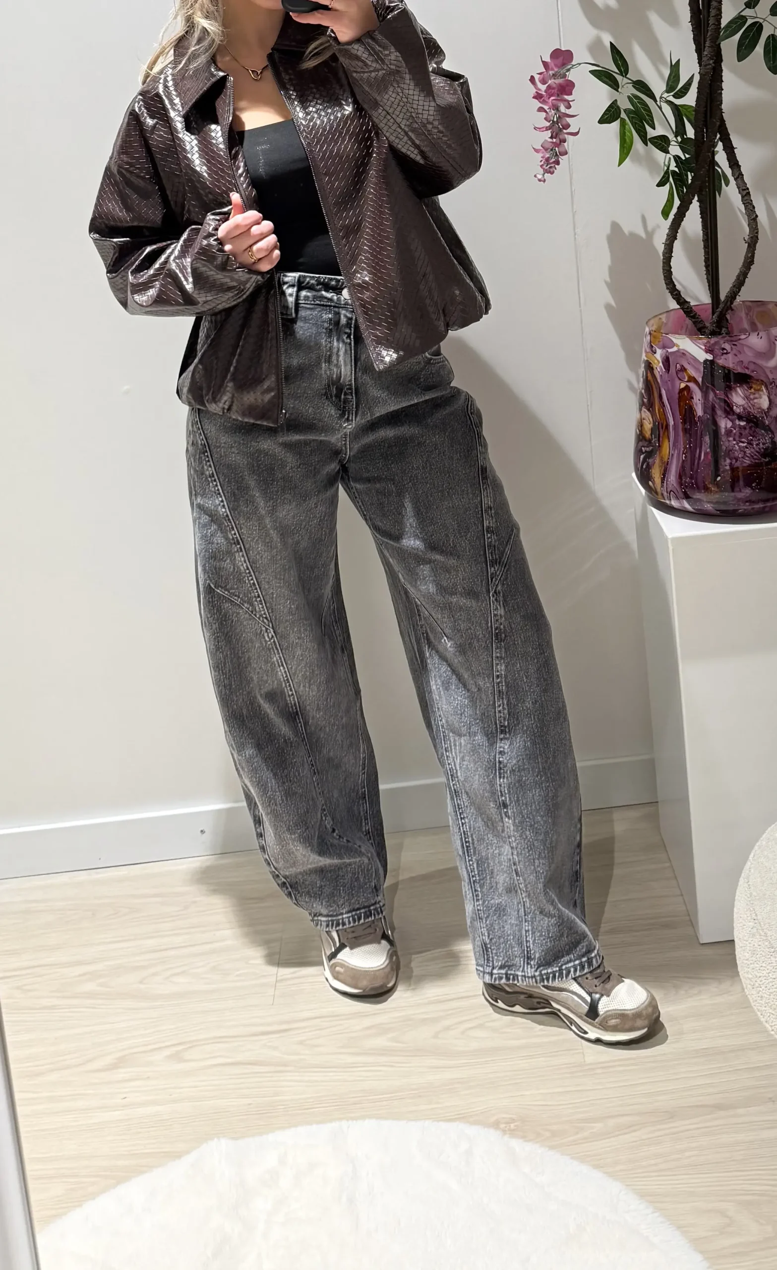 Ayla Ballon Jeans - Redial - Grijs