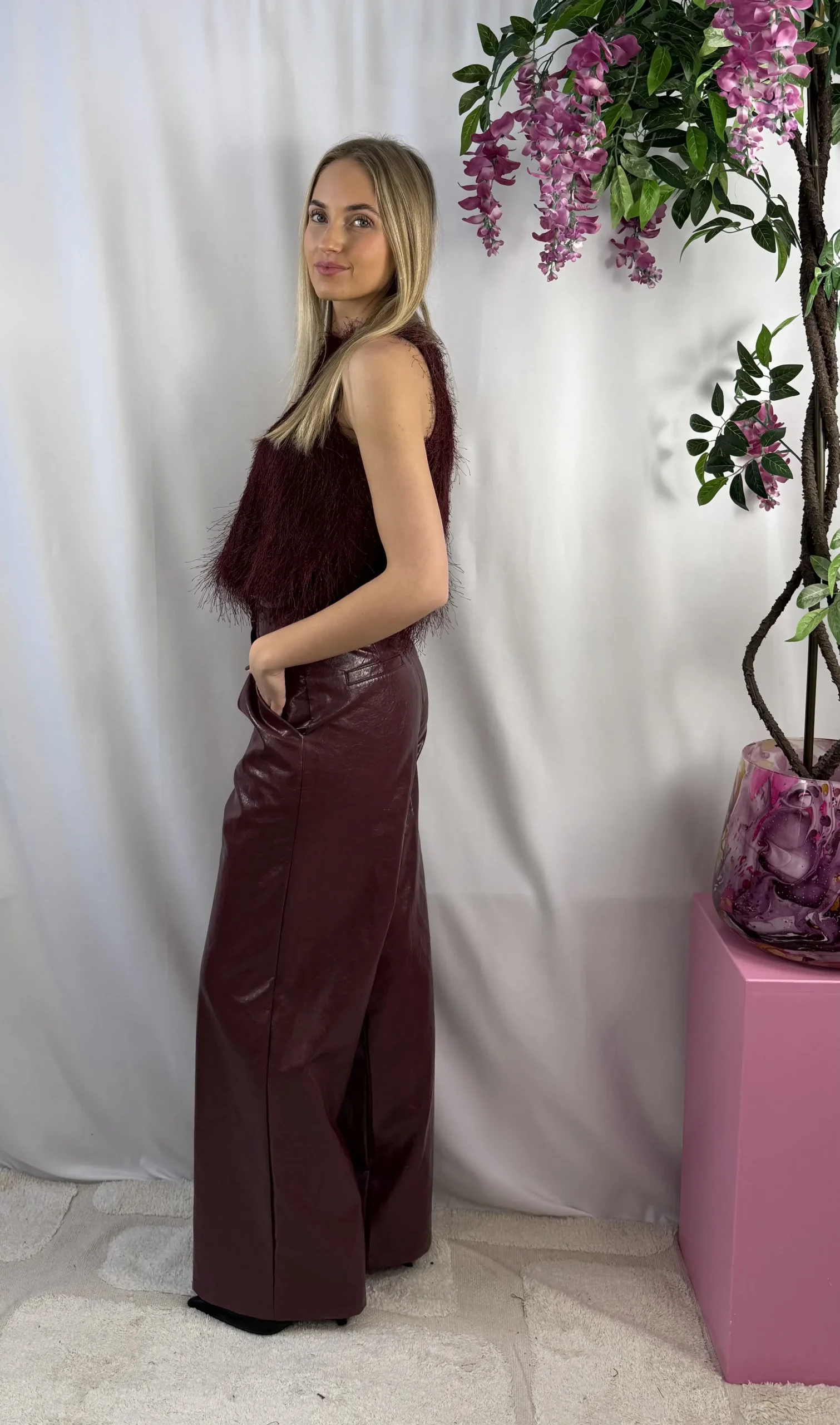 Ambika - Faye Top - Bordeaux - Afbeelding 2