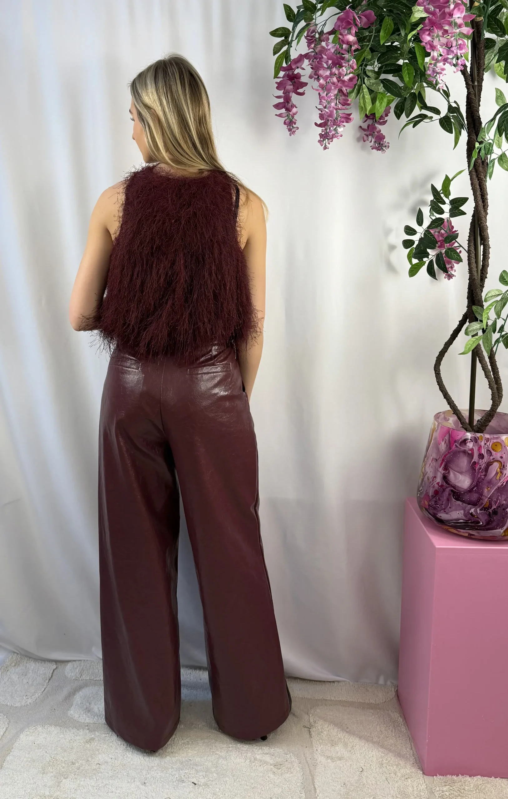 Ambika - Faye Top - Bordeaux - Afbeelding 3