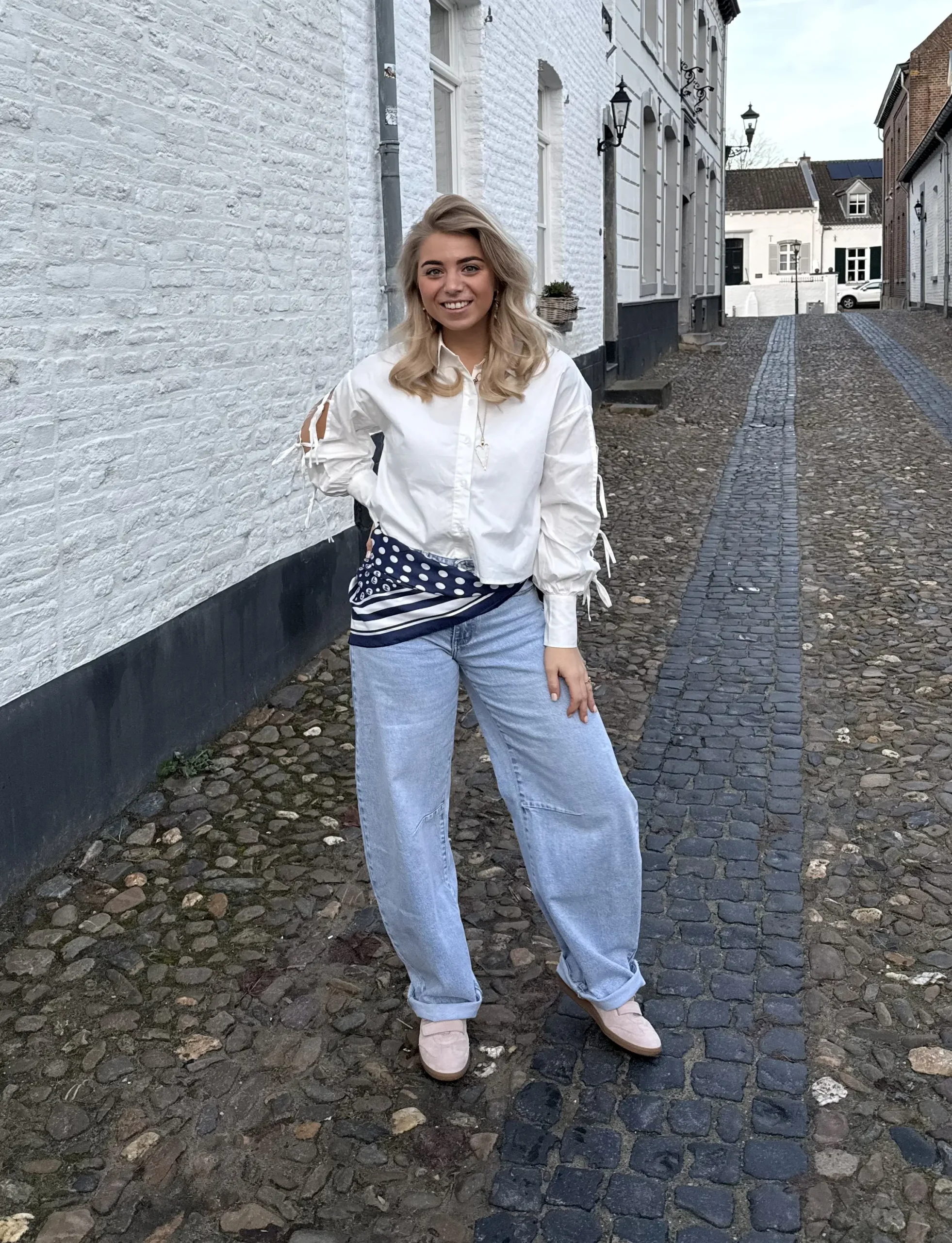 Puck Ballon Jeans - Light Denim - Queen Hearts - Afbeelding 3