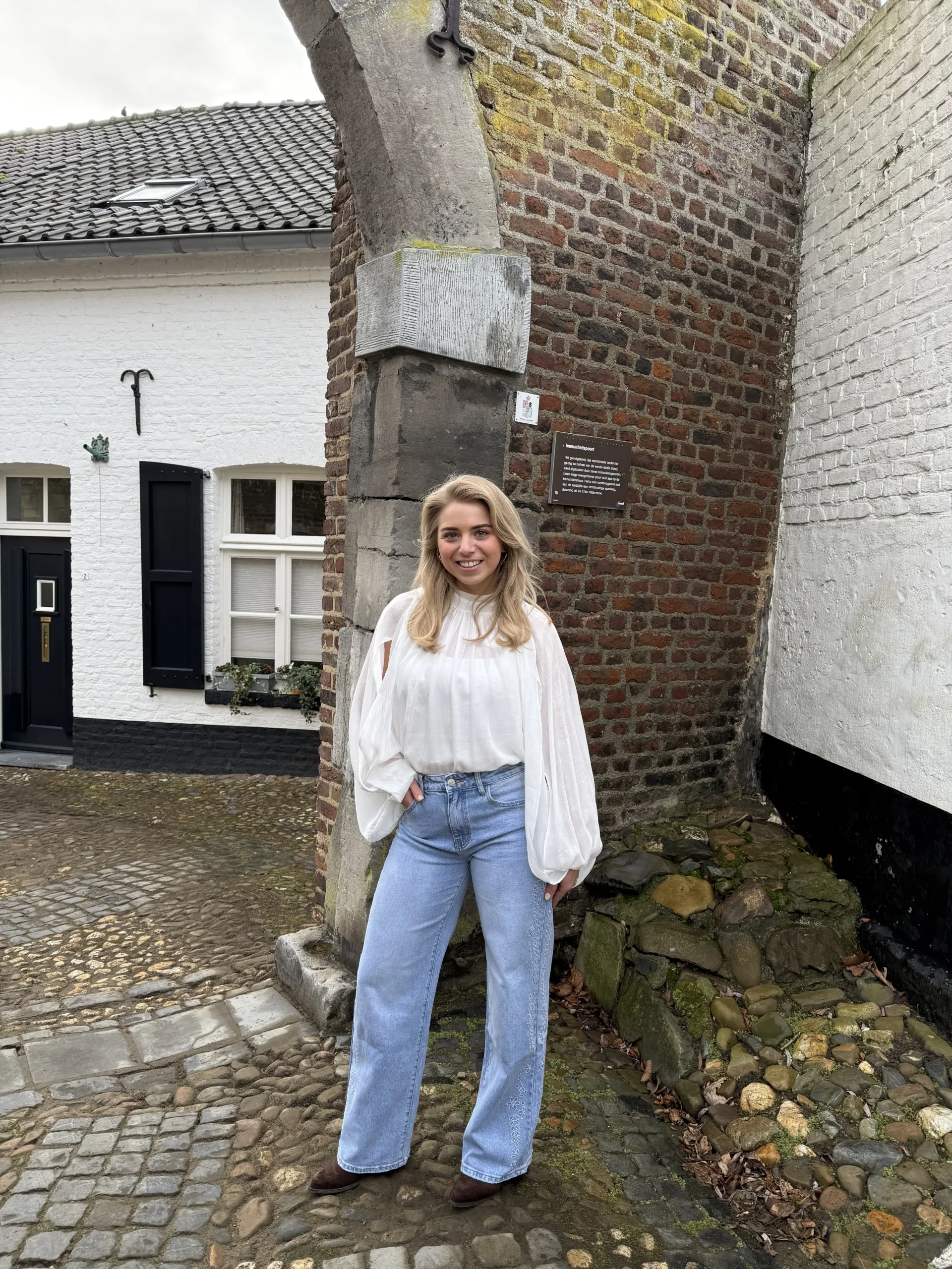 Niva Straight Flower Jeans - Redial - Afbeelding 2