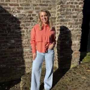 Fluresk - Cato Blouse - Pastel Peach