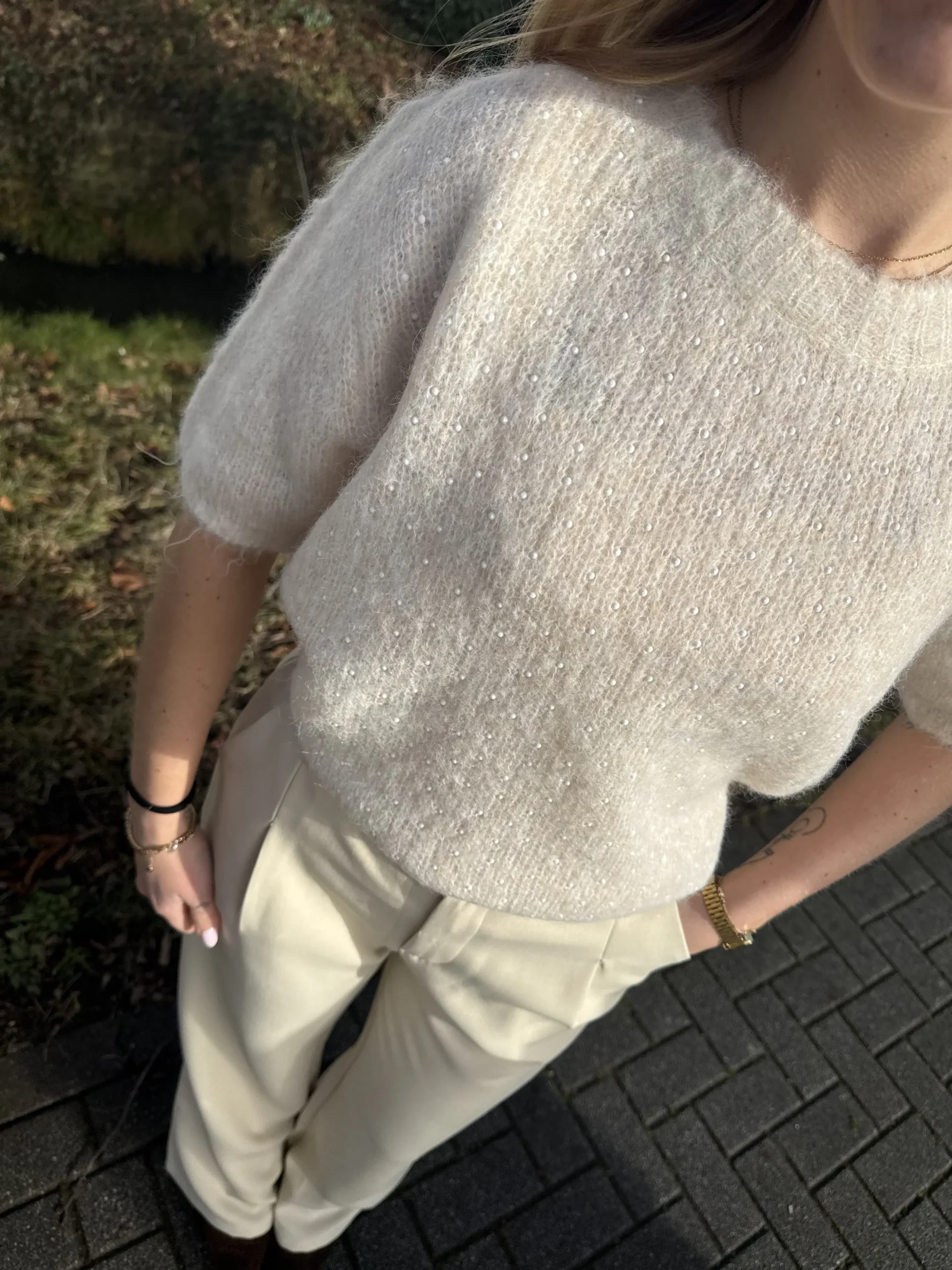 Helena Sweater - Beige - Afbeelding 2