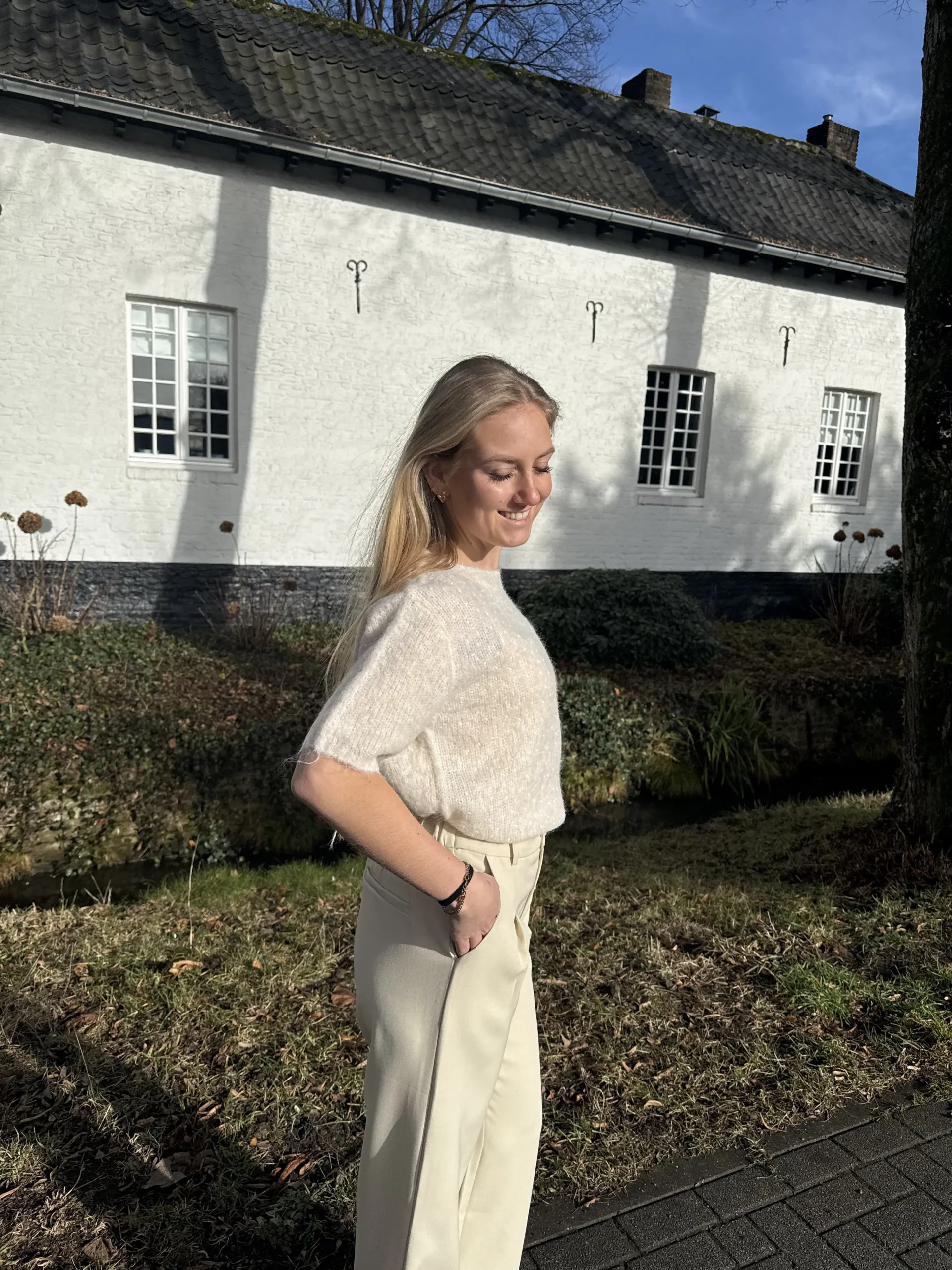 Sia Pantalon - Beige - Afbeelding 4