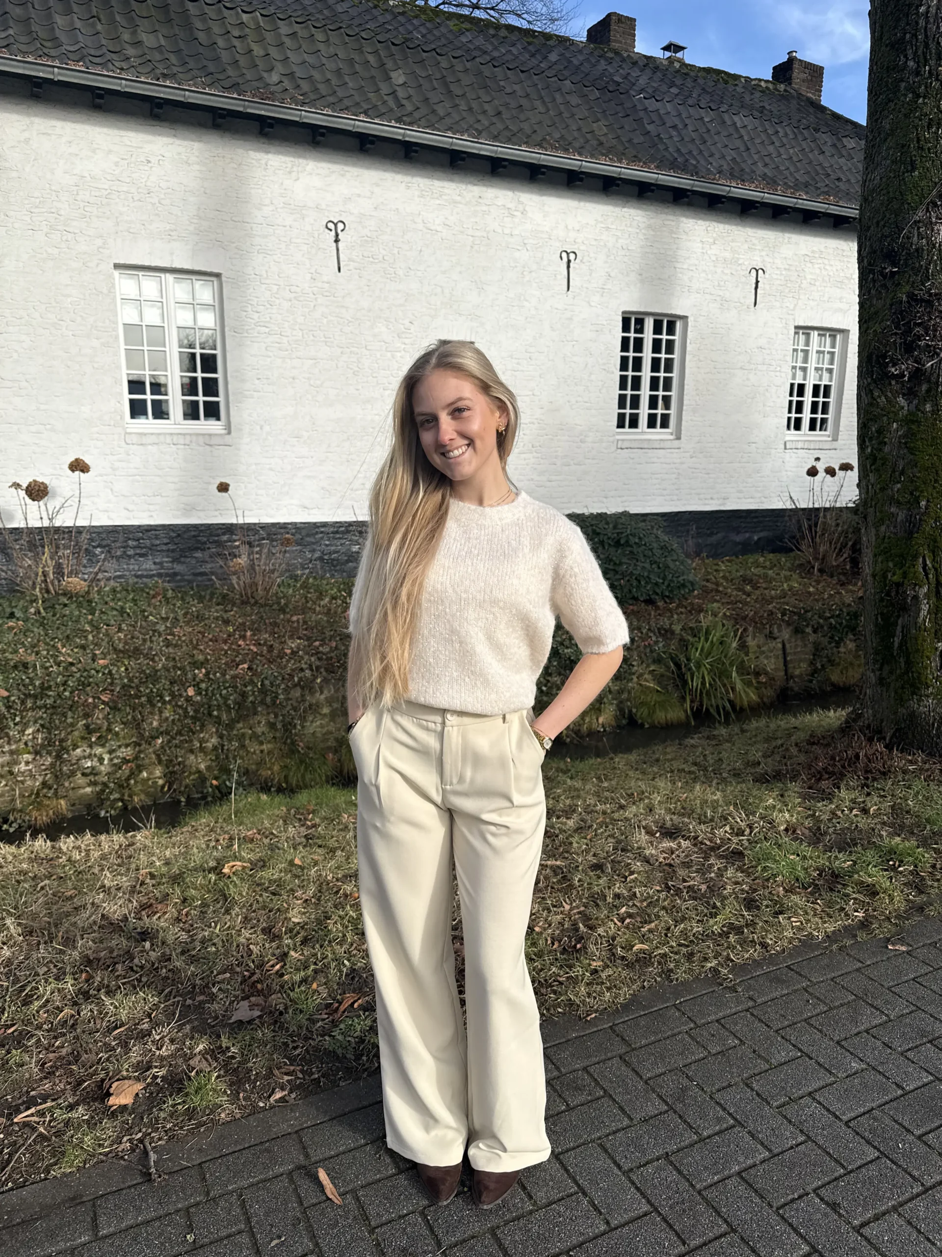 Sia Pantalon - Beige