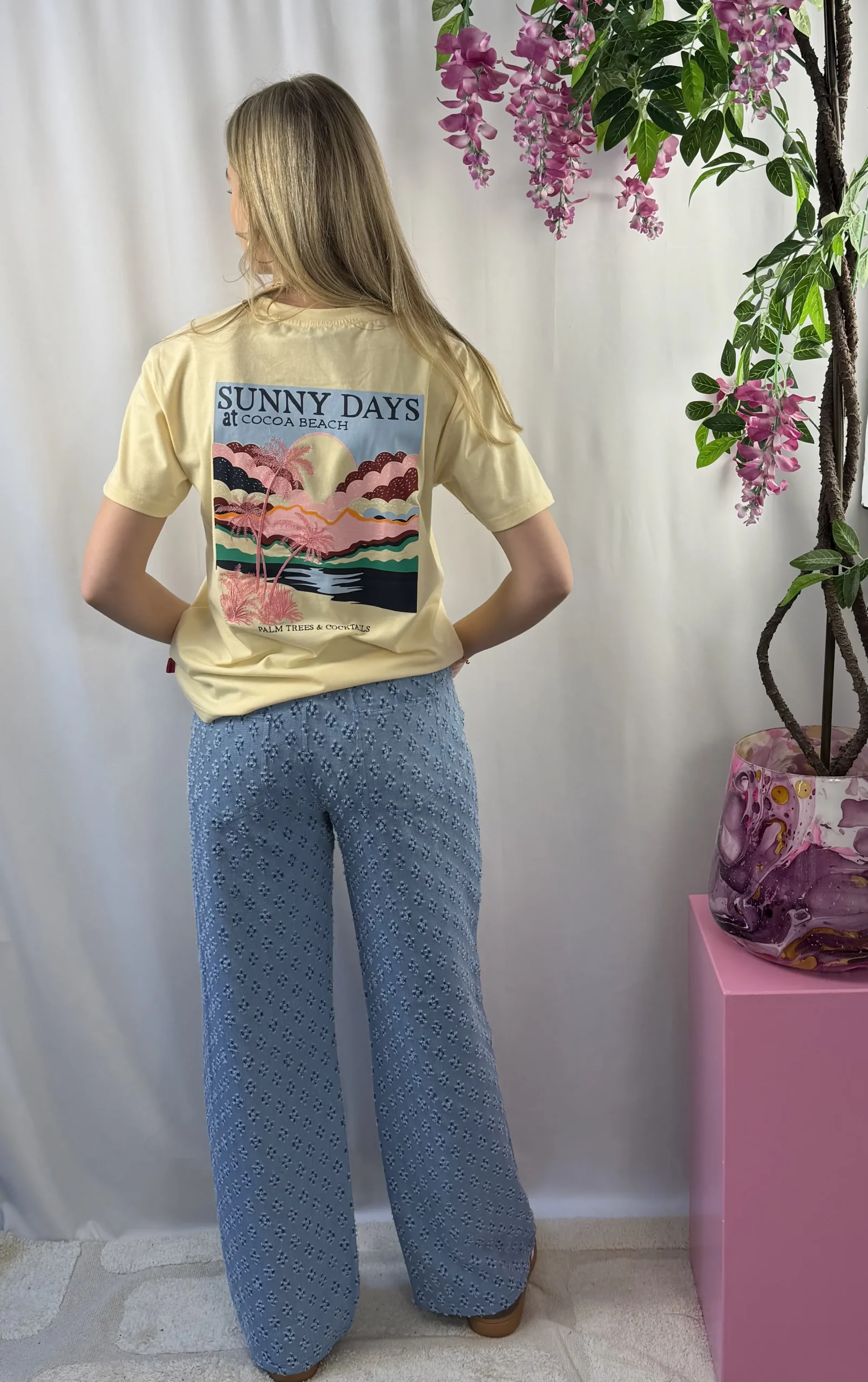 FLURESK - Nira Pants - Denim Mid Blue - Afbeelding 3