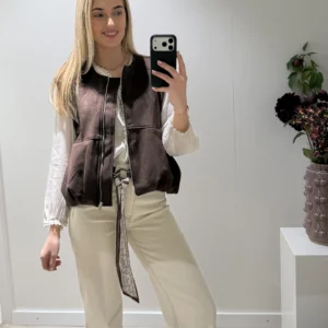 Rina Gilet - Bruin