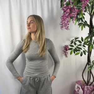 Noor Basic Longsleeve - Grijs