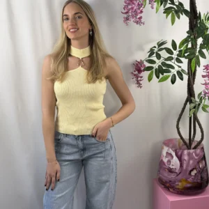 Mila Top - Geel