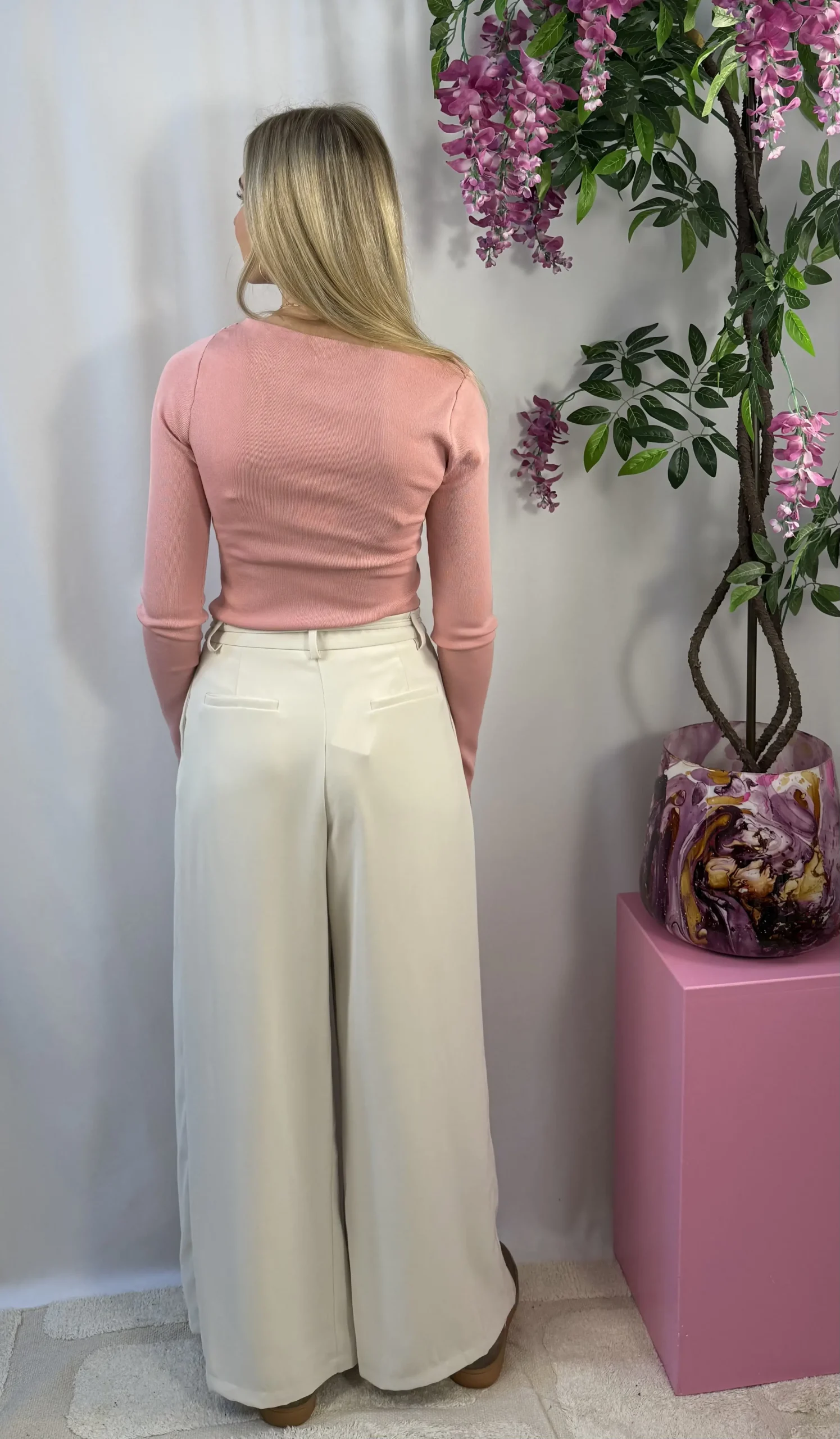 MilaƩ Pantalon - Ecru - Afbeelding 3