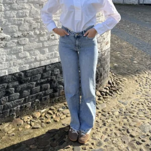 Nola Wide Leg Mid Waist - Queen Hearts