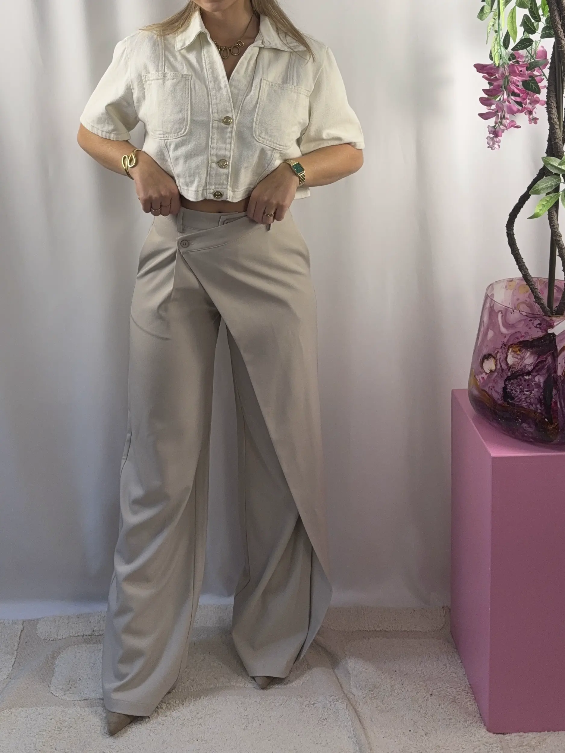 Savi Pantalon - Beige