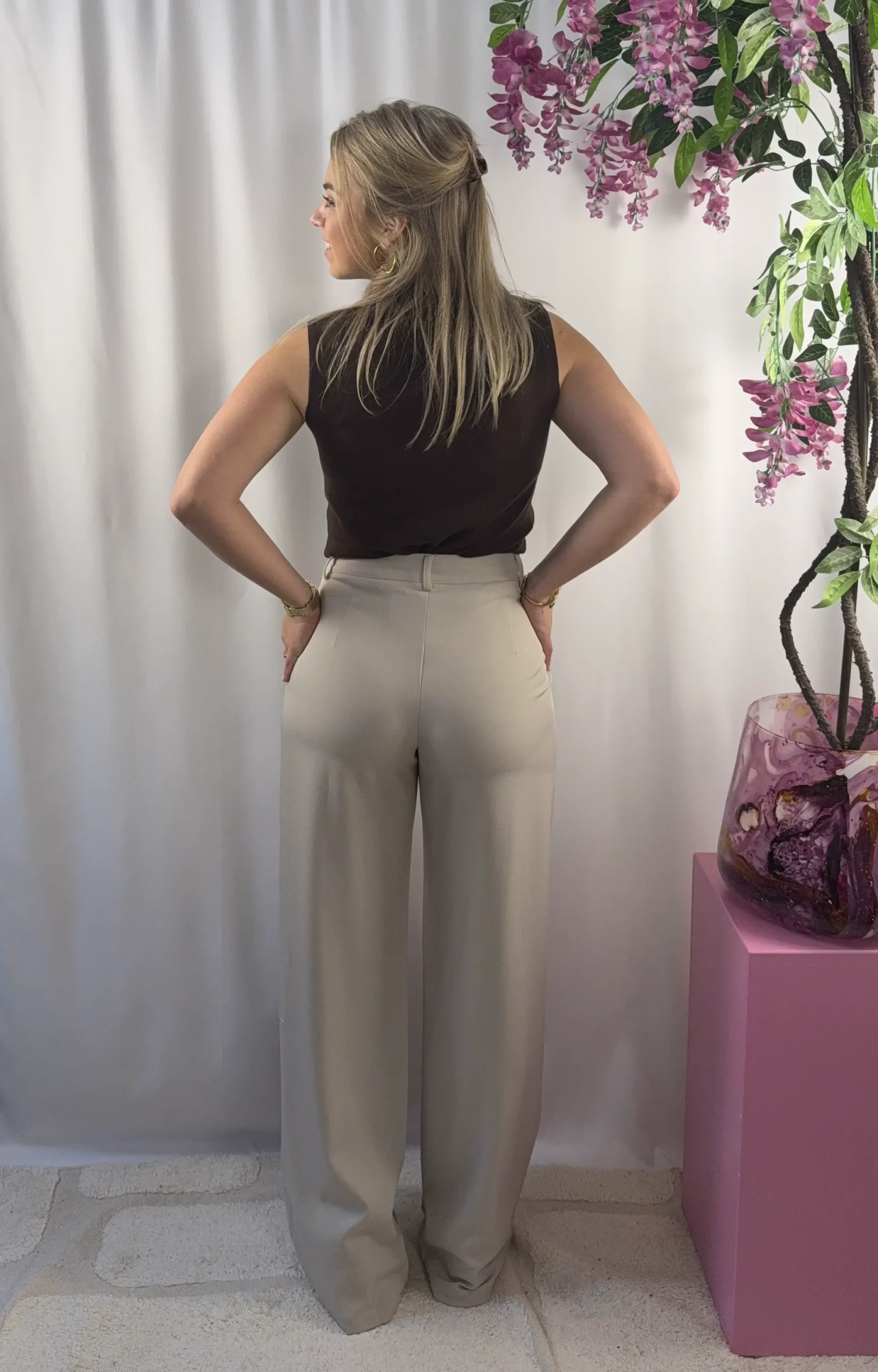 Savi Pantalon - Beige - Afbeelding 4