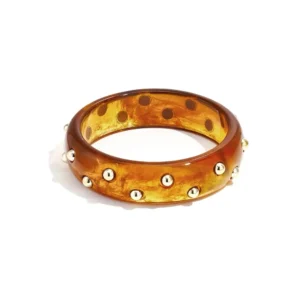 Lira Bangle Armband - Bruin