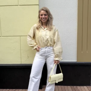 Esmee Wide Leg Jeans - Wit - Redial