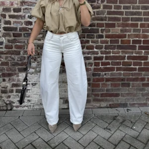 Puck Ballon Jeans Wit - Queen Hearts