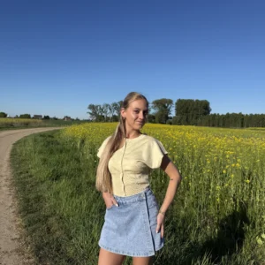 Meya Top - Geel