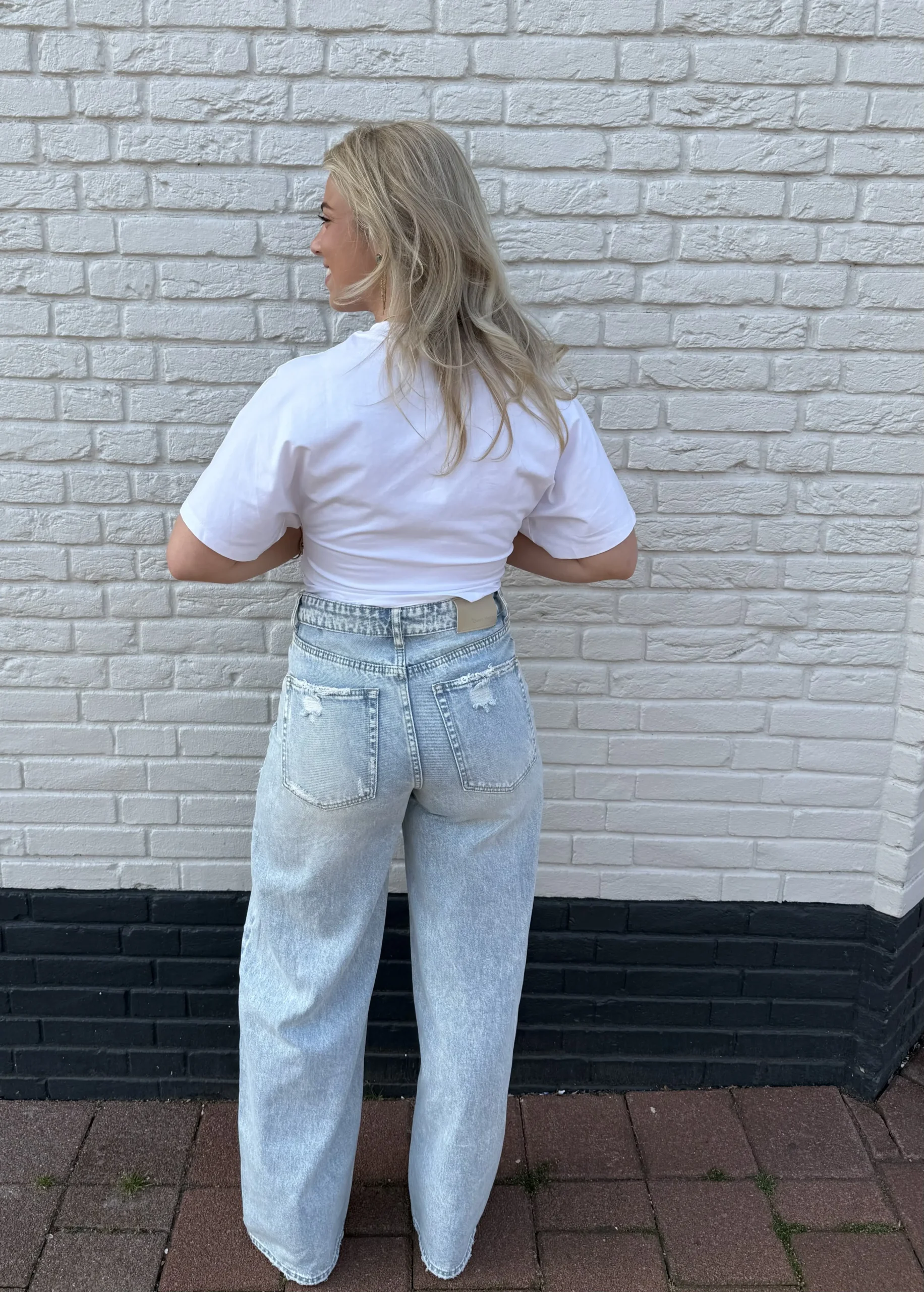 Floor Denim Wide Leg Jeans - Queen Hearts - Afbeelding 5