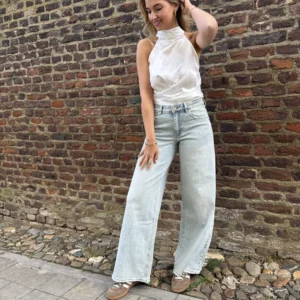 Deni Wide Leg Jeans - Queen Hearts