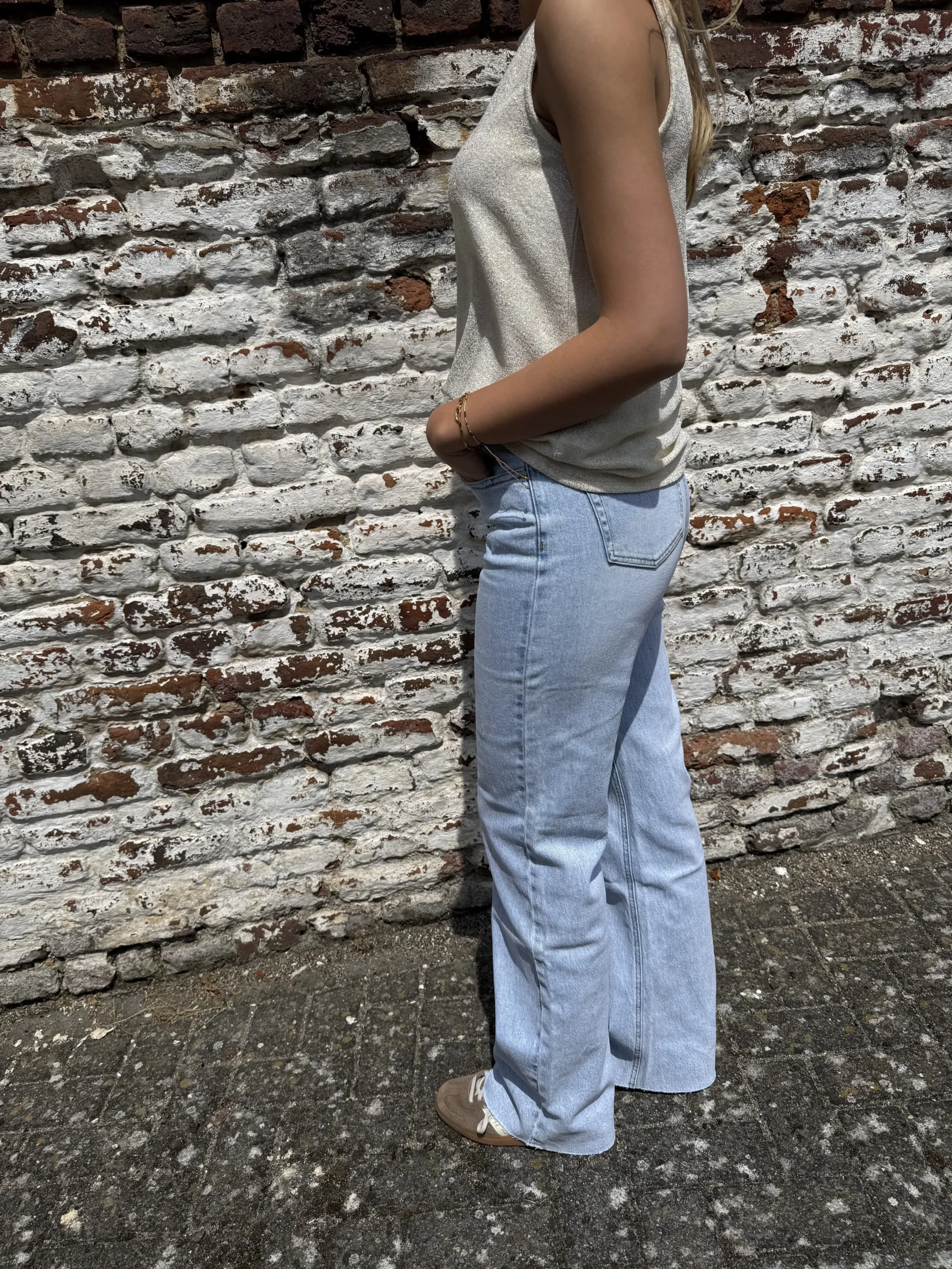 Tessa Wide Leg Jeans Tall - Queen Hearts - Afbeelding 2