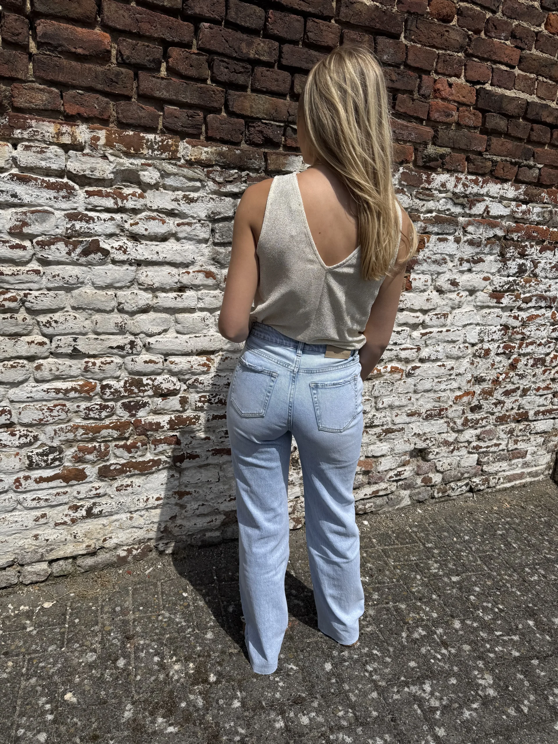 Tessa Wide Leg Jeans Tall - Queen Hearts - Afbeelding 3