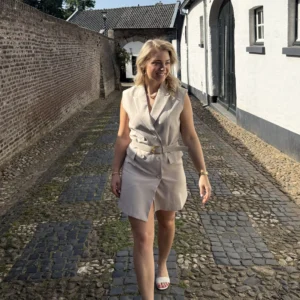 Nayla Dress - Taupe